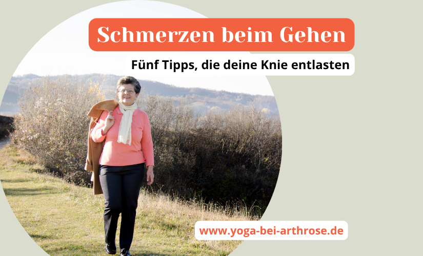 Schmerzen beim Gehen - 5 Tipps, die dein Knie entlasten